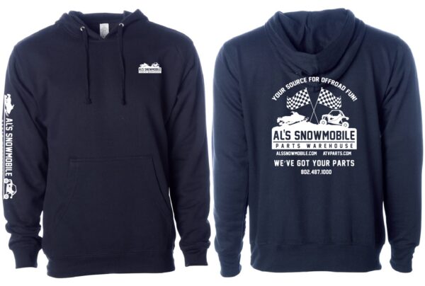 AL'S PULLOVER HOODIE NAVY BLUE SM