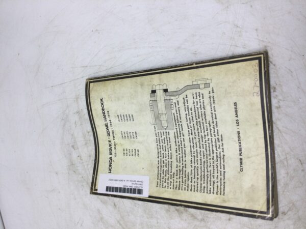 HONDA SERVICE REPAIR HANDBOOK 125-350CC TWINS 1964-1974 - Image 3