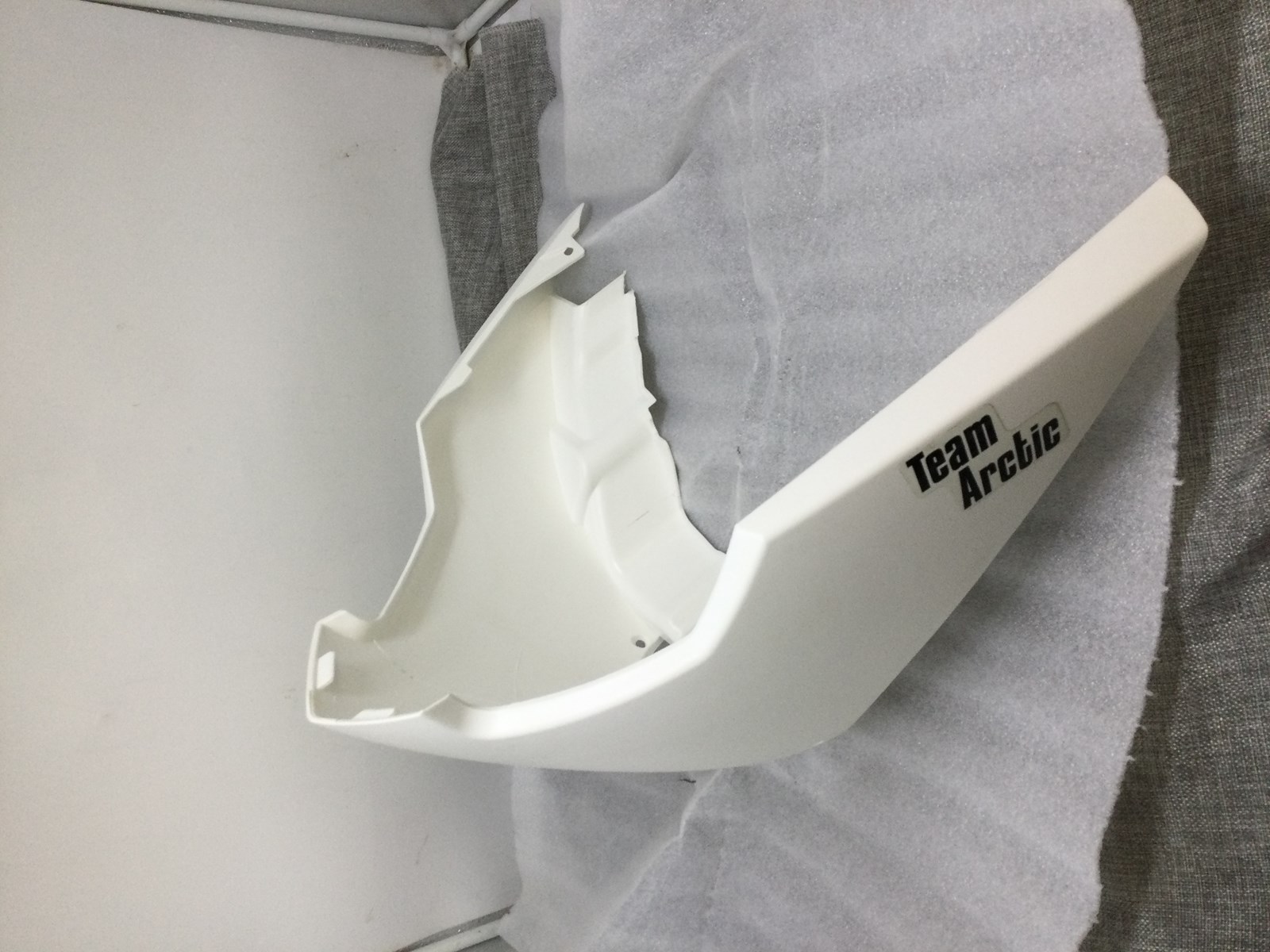 2009 Arctic Cat LOWER BUMPER FASCIA WHITE W/ DECALS - Image 3