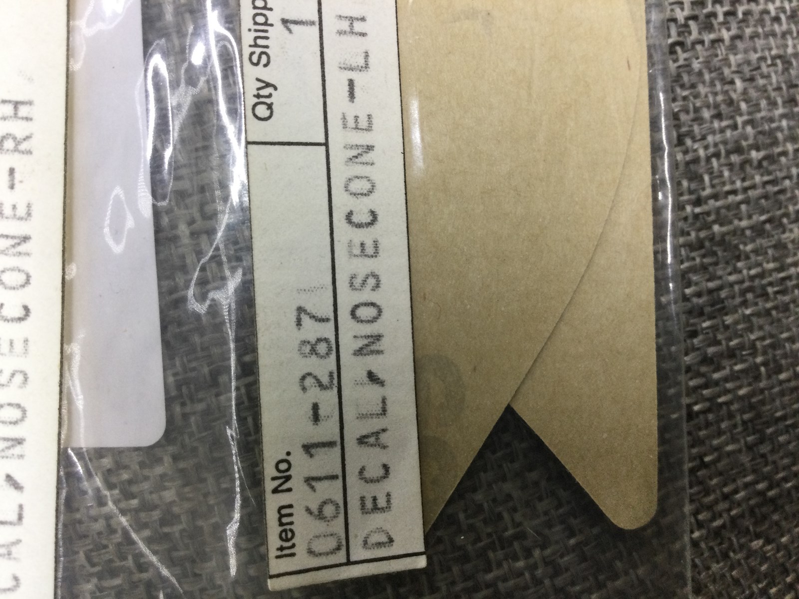 1988 Arctic Cat LH NOSE DECAL - Image 2