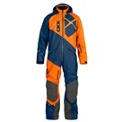 ELEVATION ZERO MEN'S ONE PIECE MONO SUIT BACKCOUNTRY PERFORMANCE LINE BLUE/ORANGE W/ORANGE XL