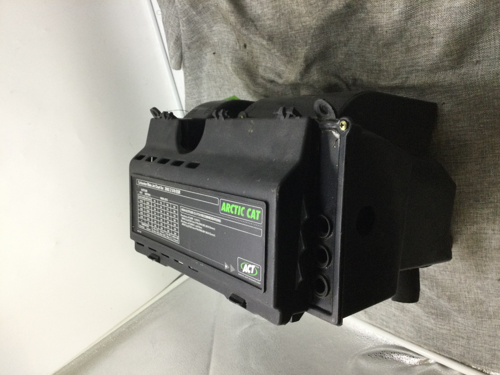 2002 Arctic Cat AIR BOX W/ CARB BOOTS - Image 2