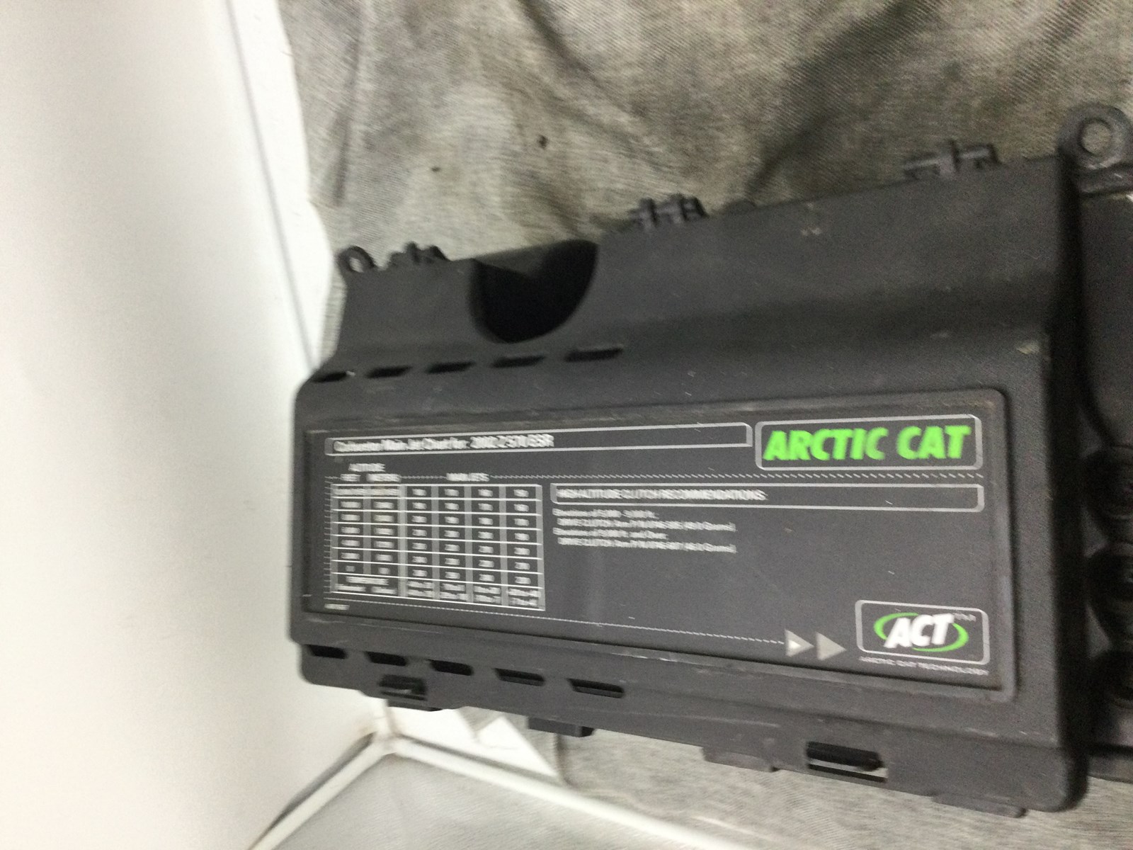 2002 Arctic Cat AIR BOX W/ CARB BOOTS - Image 3
