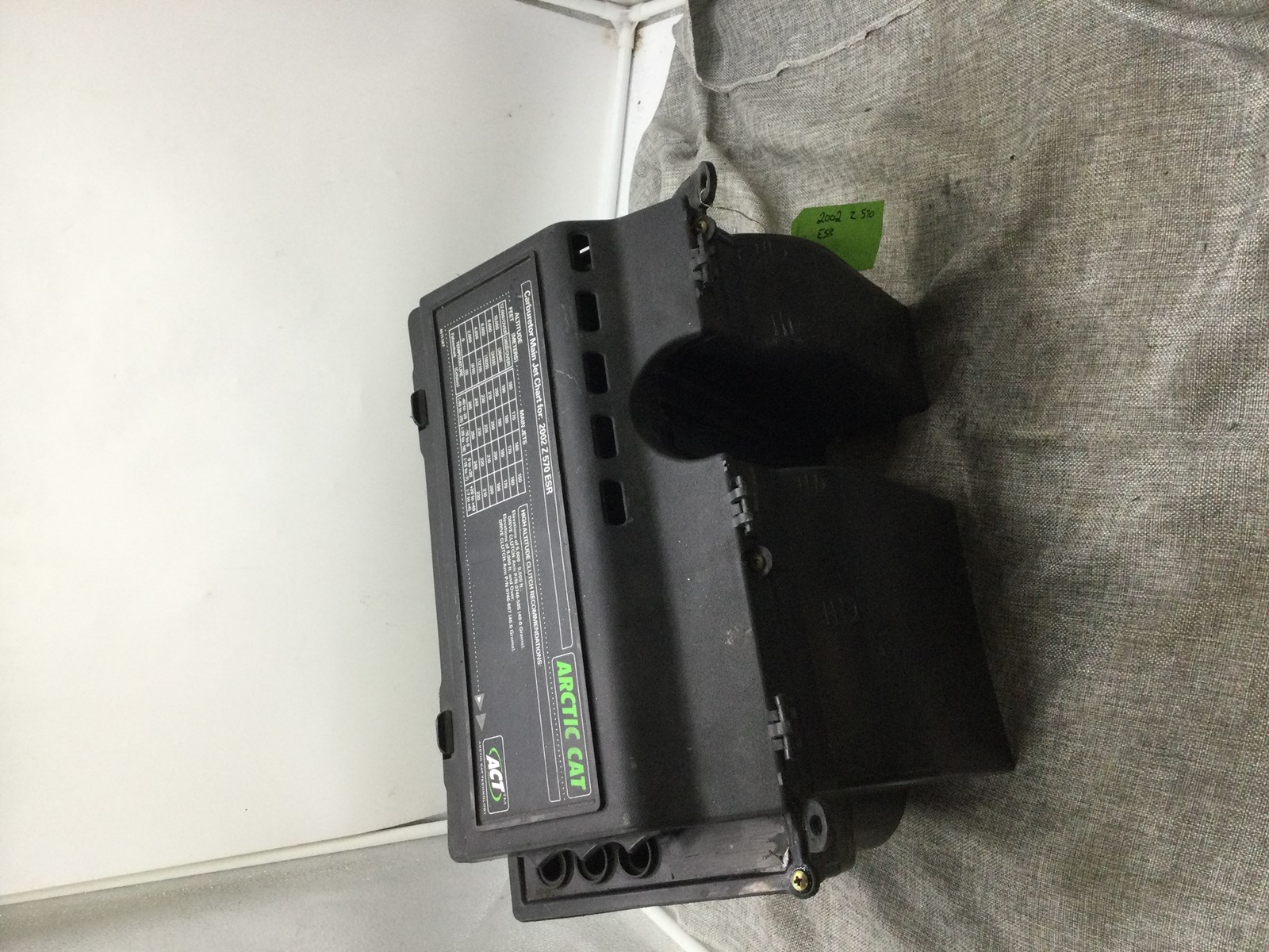 2002 Arctic Cat AIR BOX W/ CARB BOOTS - Image 4