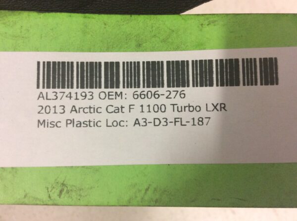 2013 Arctic Cat upper intake, Plenum - Image 5