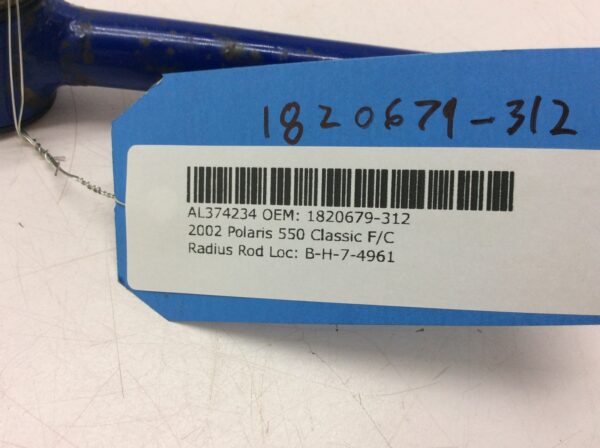 2002 Polaris Used Blue Upper Radius Rod - Image 4