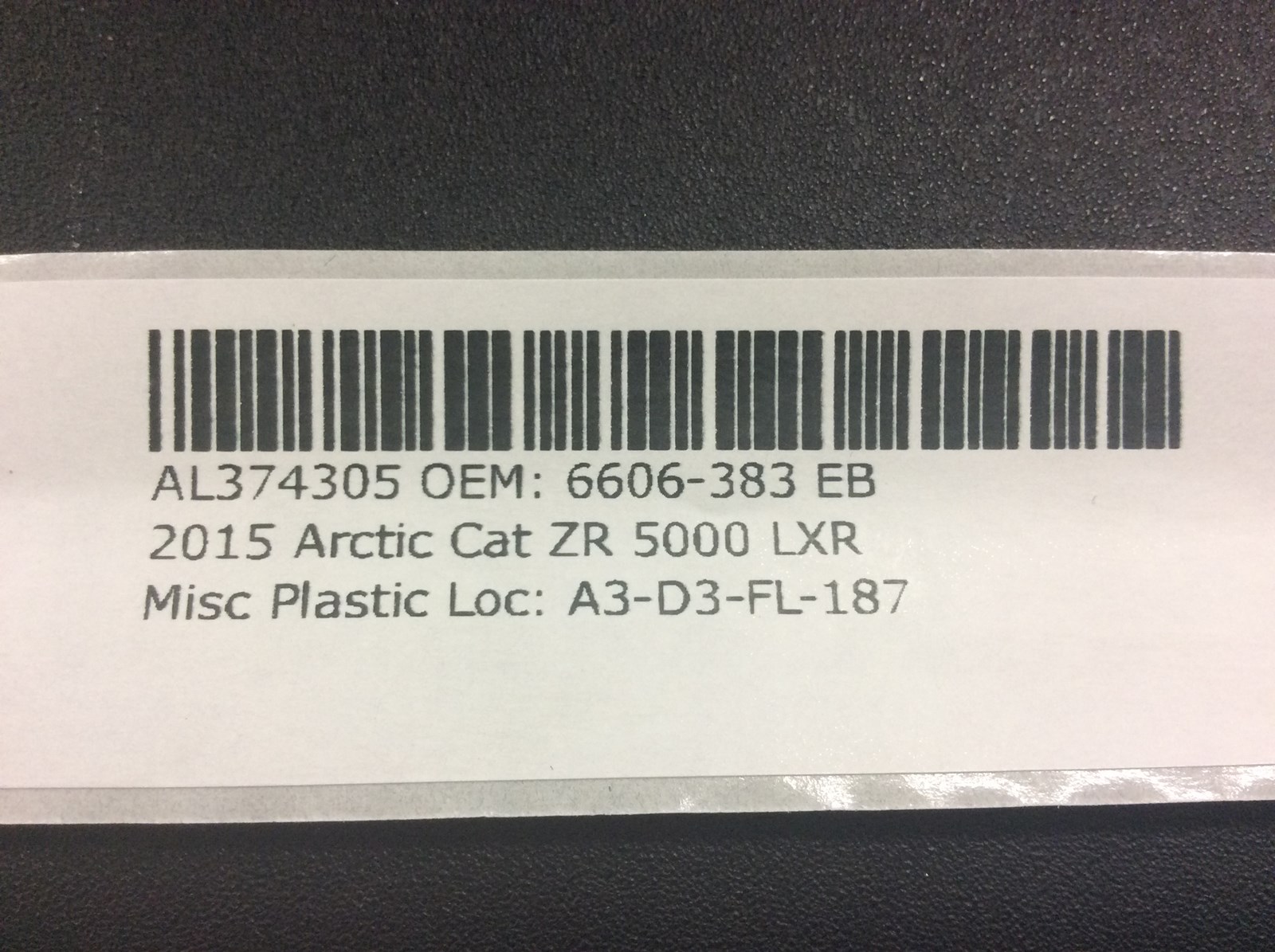 2015 Arctic Cat plenum, intake. - Image 5