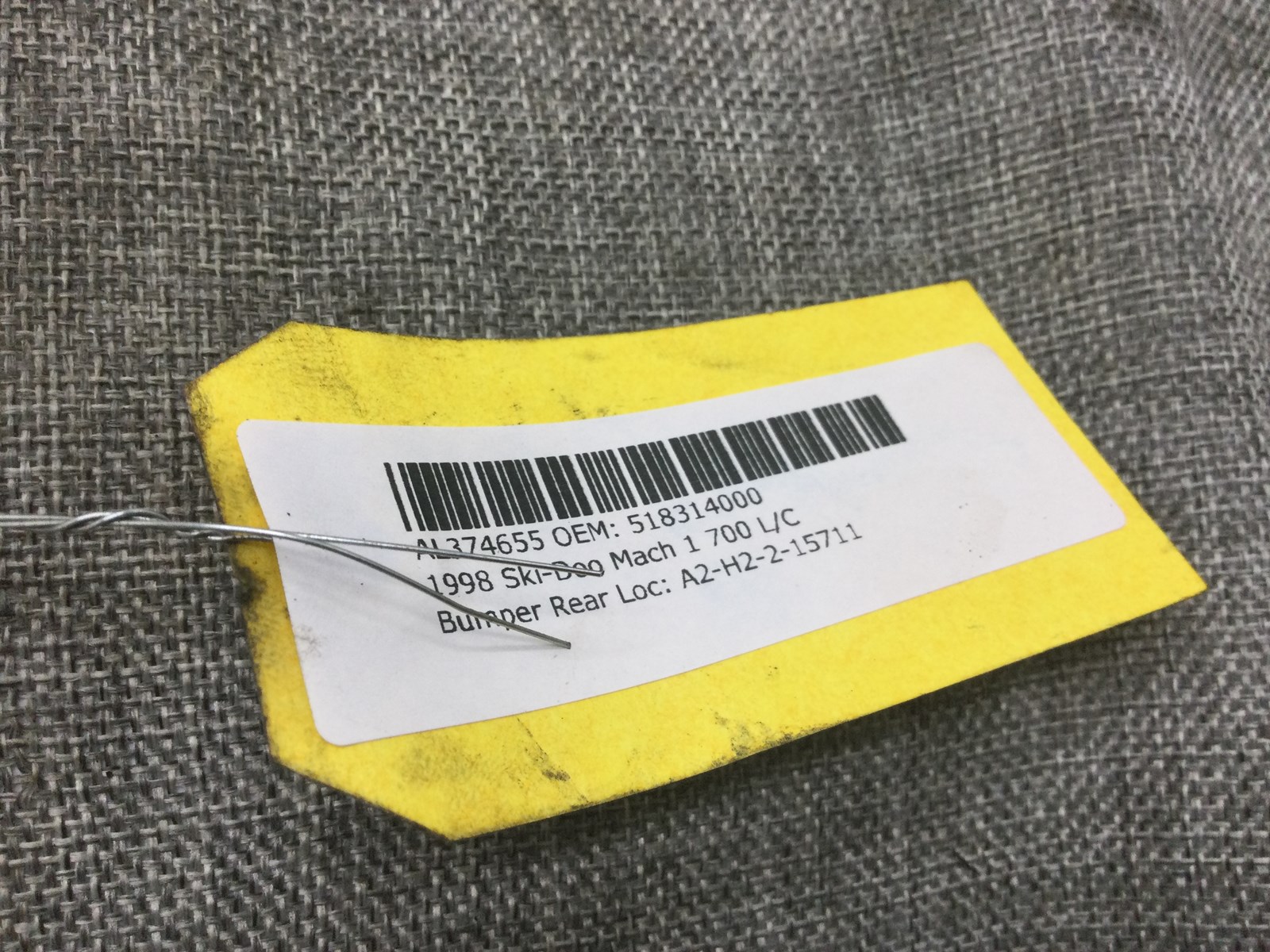 1998 Ski-Doo rear bumper - Image 3