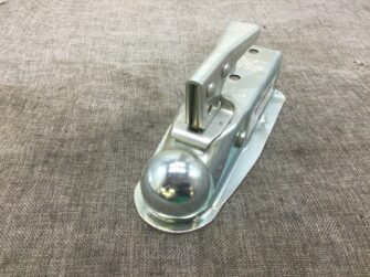 Fulton Straight Tongue Coupler (11-200) For 1-7/8" Ball - 2" Wide Tongue  ZINC FT310