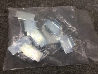 plated track clip 10 pack