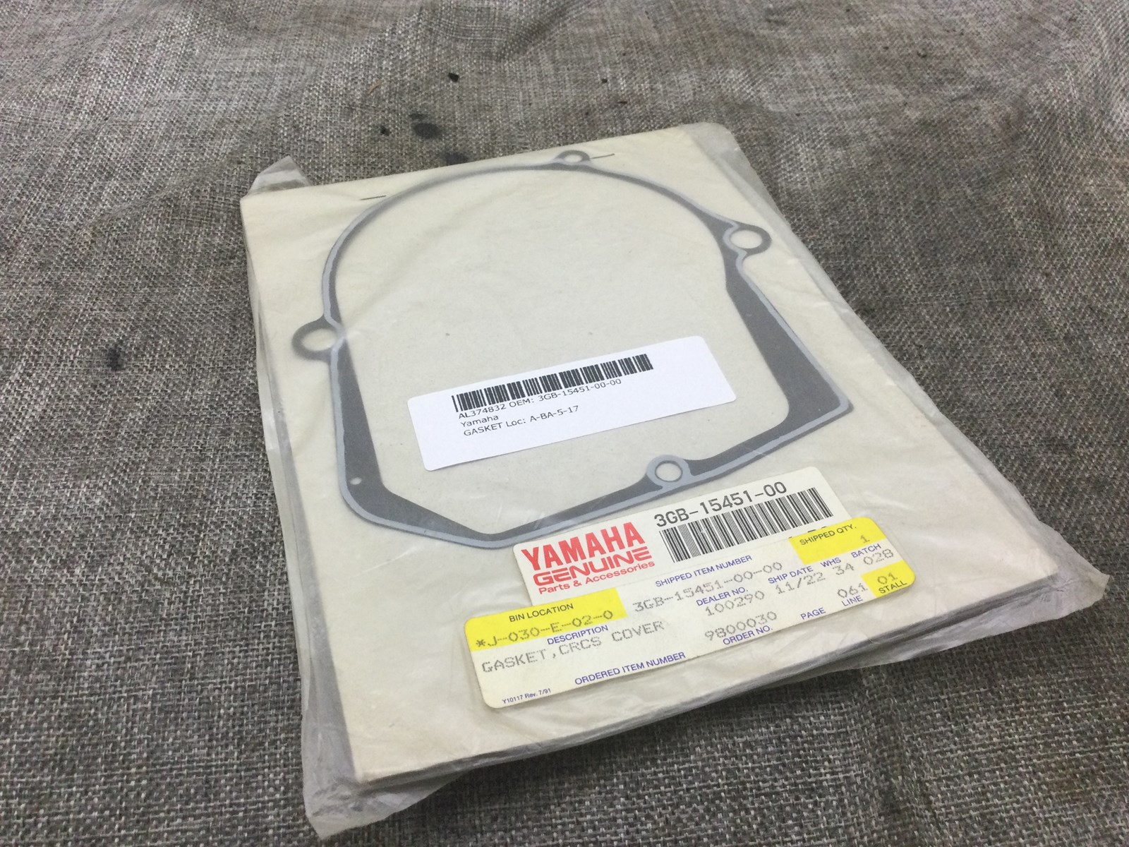 crankcase cover gasket - Image 3