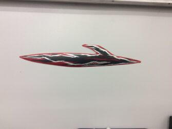 2007 Yamaha DECAL, HOOD TOP LEFT
