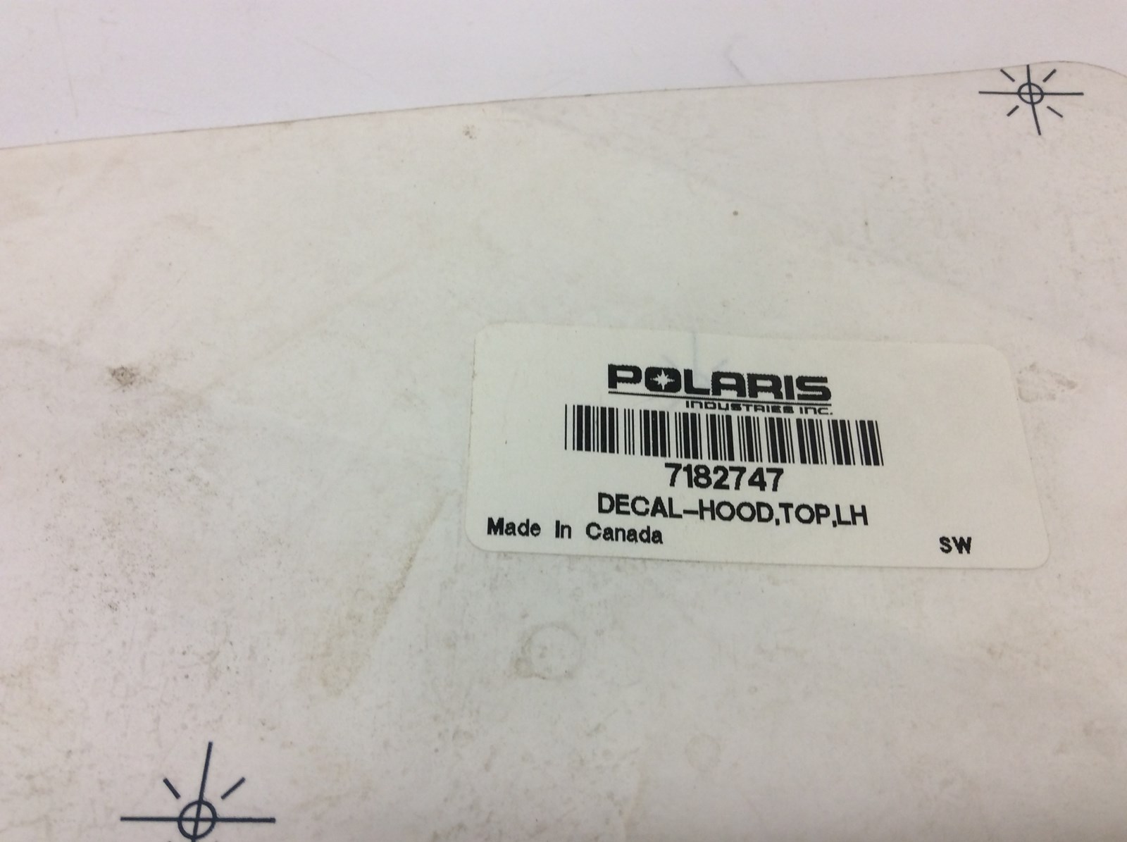 2106 Polaris DECAL - HOOD SIDE TOP LH - RZR XP TURBO EPS - VELOCITY BLUE - Image 4