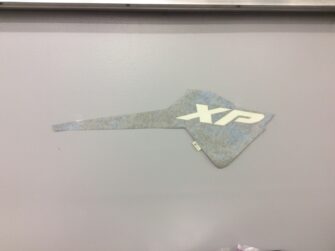 2017 Polaris DECAL - RR FENDER BTM XP LH - RZR XP 4 1000 EPS- VELOCITY BLUE