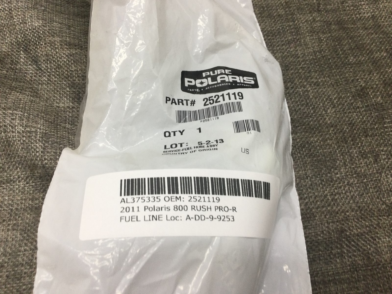 2011 Polaris New Fuel Line w/ Filter - SEE COMMENTS - Image 2