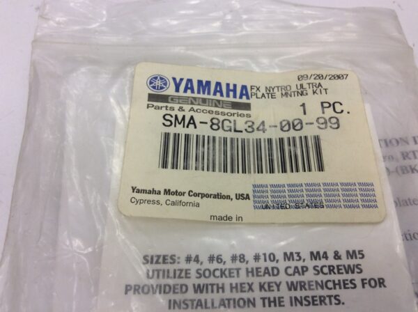 2008 Yamaha FX NYTRO ULTRA PLATE MOUNTING KIT - Image 3