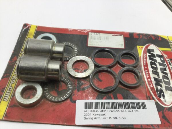 2004 Kawasaki KX 250 Swing Arm Bearing + Seal Kit - Image 2
