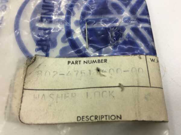 1968 Yamaha Washer Lock Front and Rear Axle - Obsolete - Image 3