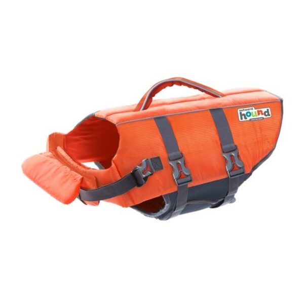Outward Hound Granby Splash Dog Life Jacket and Vest, Orange LG