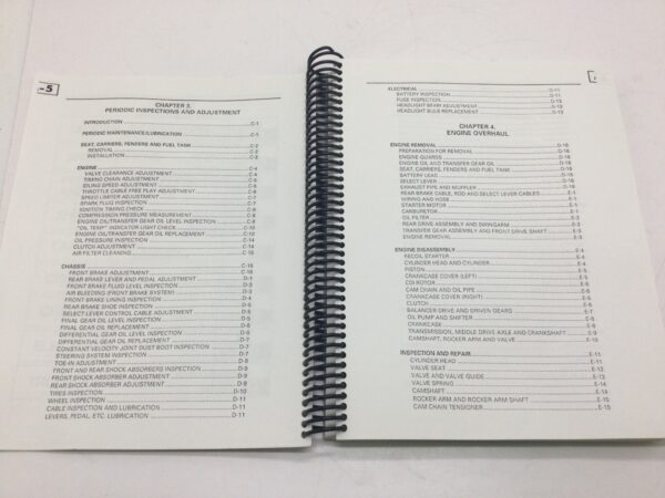 1993 Yamaha Service Manual - Image 4