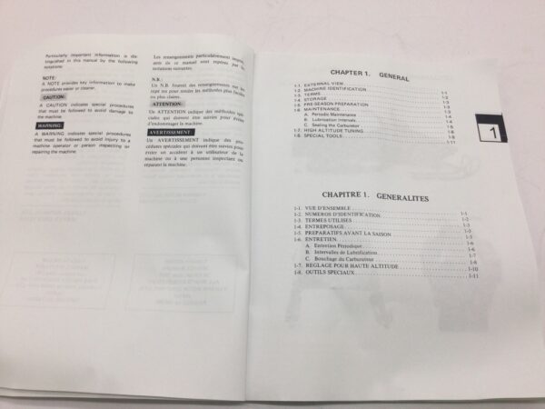 1982 Yamaha Service Manual - Image 4