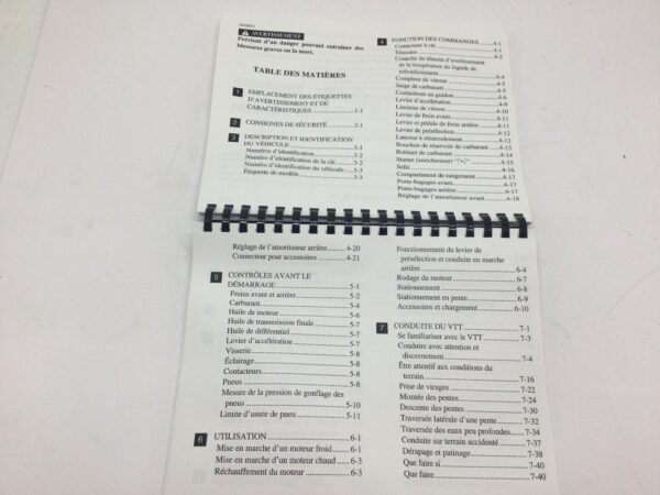2001 Yamaha Owners Manual - Image 4