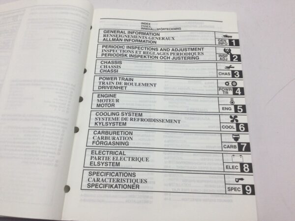 2001 Yamaha Service Manual - Image 2