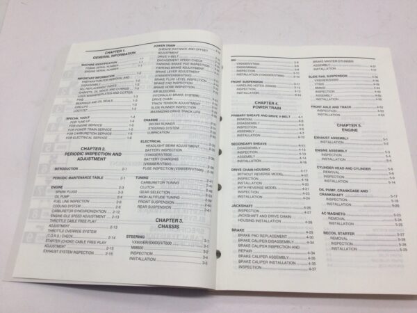 2001 Yamaha Service Manual - Image 3