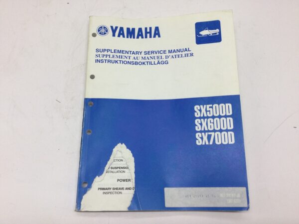 1999 Yamaha Service Manual