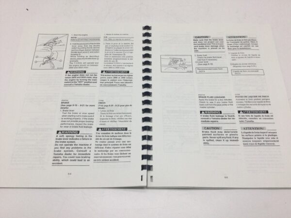 1999 Yamaha service manual - Image 4