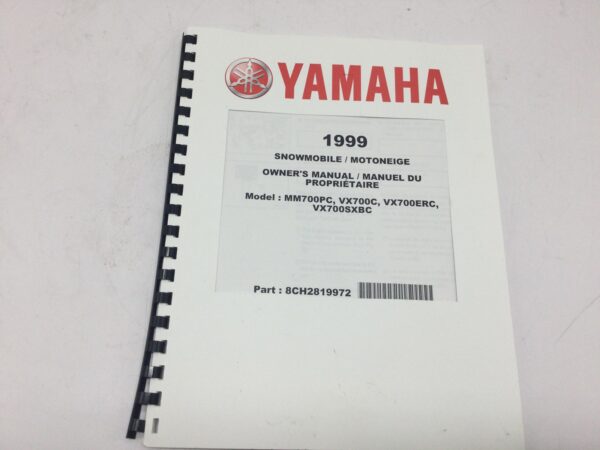 1999 Yamaha service manual