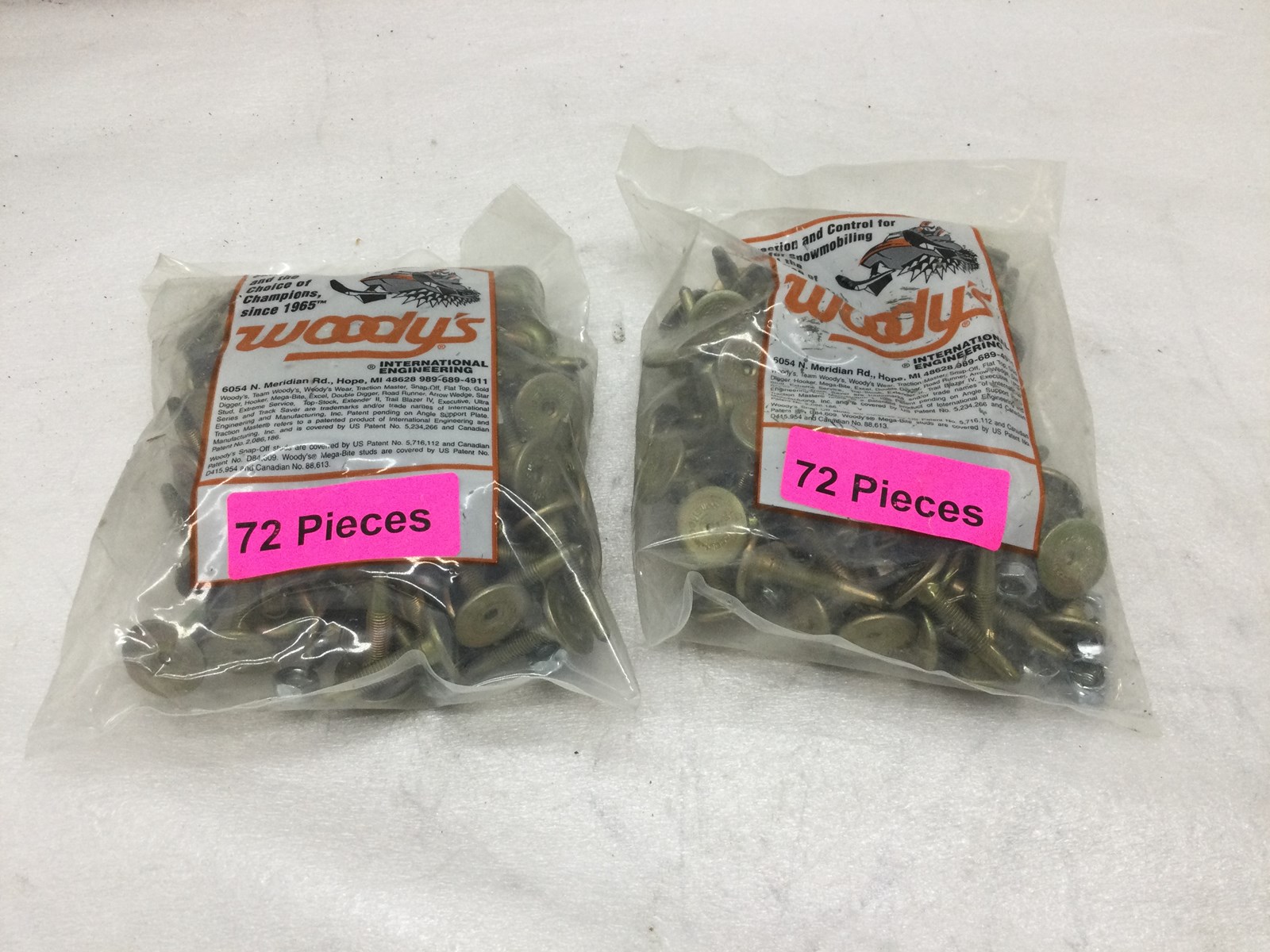 WOODYS GOLD DIGGER CARBIDE STUDS 1.325" 144/PK - Image 3