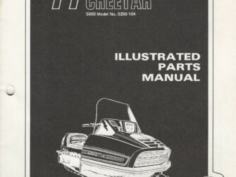 1977 Arctic Cat Parts Manual Illustrated
