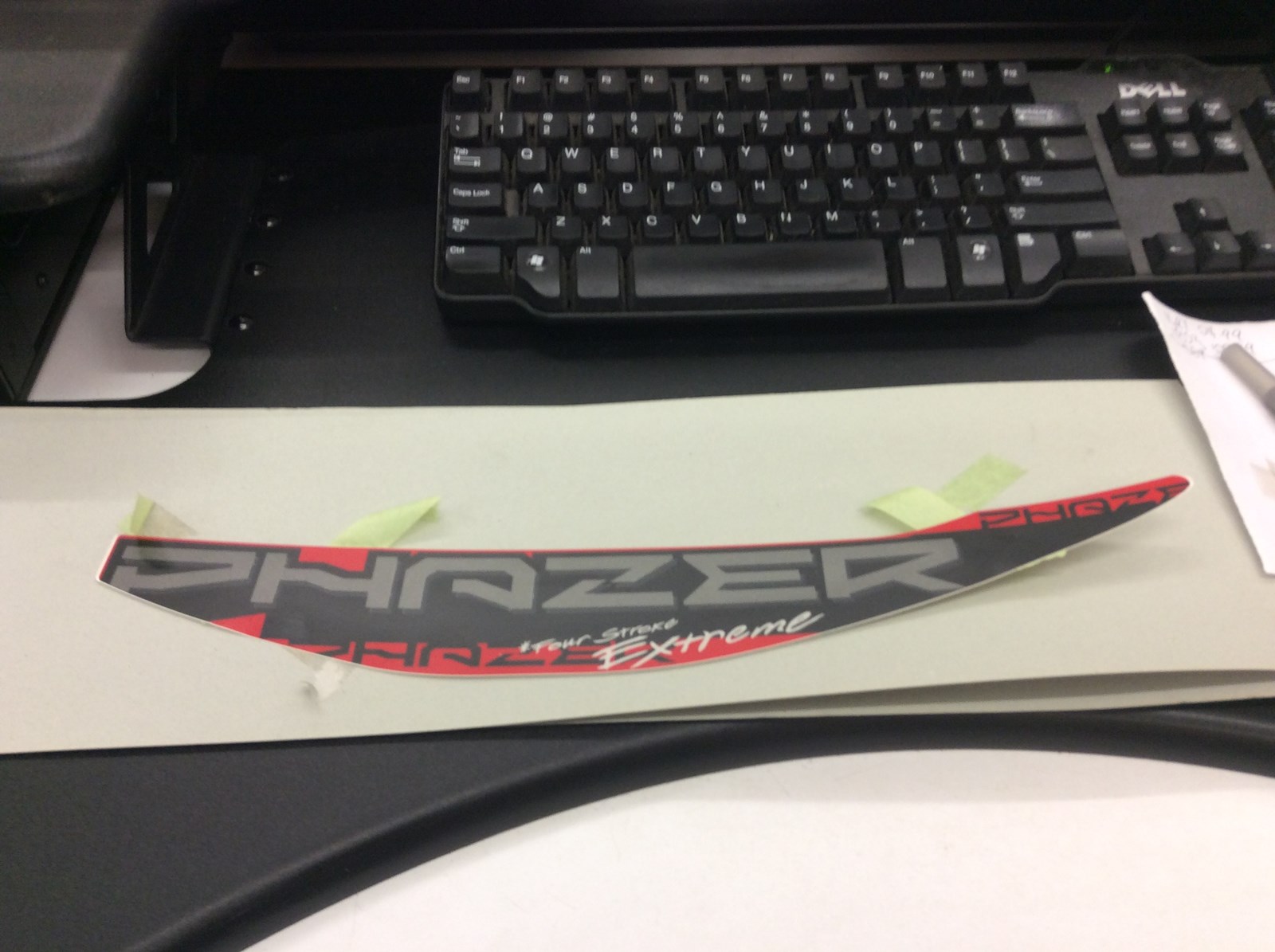 2007 Yamaha Decal Hood Graphic 2 For HTR "PHAZER" RH Side