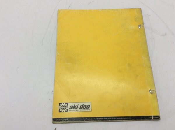 1978 Ski-Doo Parts Catalog - Image 2