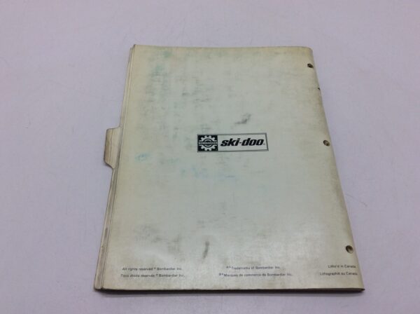 1985 Ski-Doo Parts Catalog - Image 2
