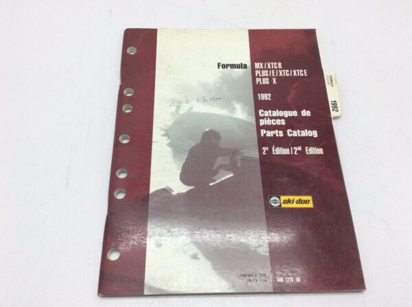 1992 Ski-Doo Parts Catalog