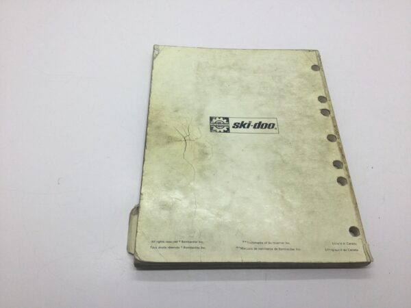 1987 Ski-Doo Parts Catalog - Image 2