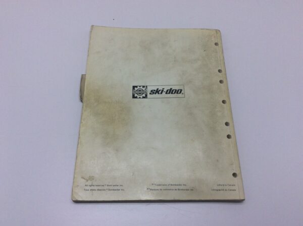 1987 Ski-Doo Parts Catalog - Image 3