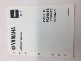 2014 Yamaha Assembly Manual for PZ50RTE PZ50MTE PZ50XTE PZ50MPE