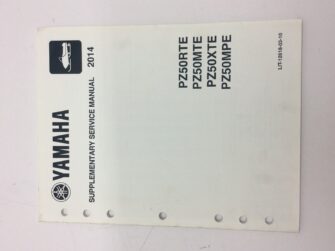 2014 Yamaha Supplementary Service Manual for PZ50RTE PZ50MTE PZ50XTE PZ50MPE