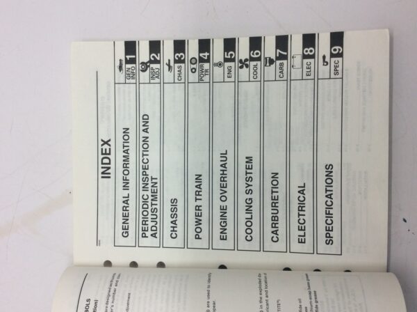 1998 Yamaha Service Manual for VT600C, VX600ERC, VX600SXBC. - Image 2