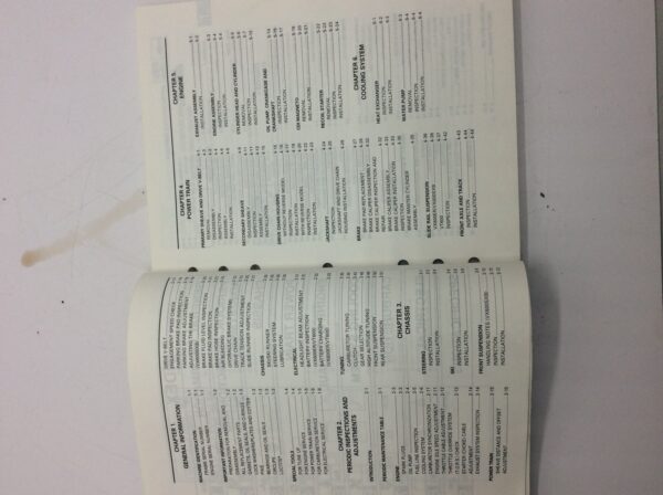 1998 Yamaha Service Manual for VT600C, VX600ERC, VX600SXBC. - Image 3