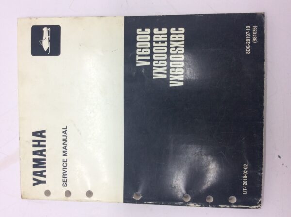 1998 Yamaha Service Manual for VT600C, VX600ERC, VX600SXBC.