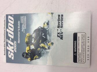 Owners Manual for 2005 ZX and REV Series