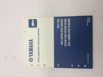 2004 Yamaha Supplementary Service Manual for RX10K