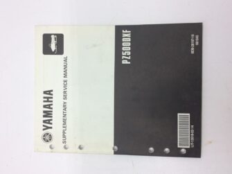2000 Yamaha Supplementary Service Manual PZ500DXF