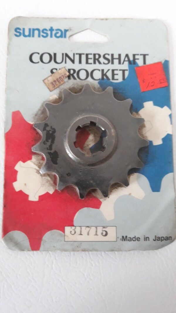 1986 Kawasaki Sprocket Countershaft 15 Tooth 6 Spline - Sunstar