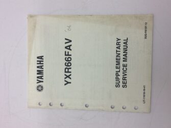 2006 Yamaha Supplementary Service Manual for YXR66FAV