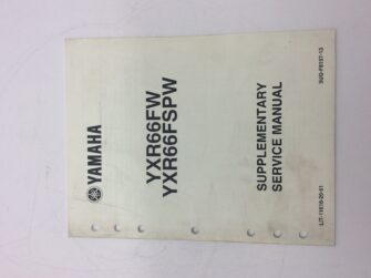2006 Yamaha Supplementary Service Manual for YXR66FW YXR66FSPW